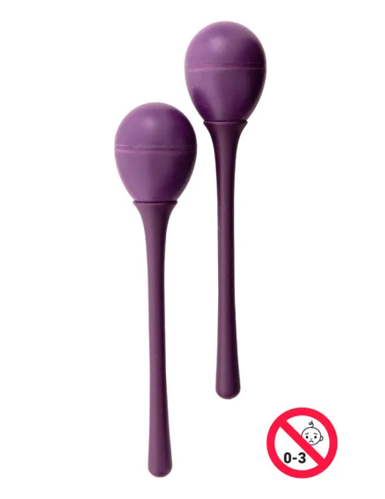  STAGG EGG-MA L/PP Maracas (Paar) Kunststoff eiförmig m. langem Griff|MusicGoodDeal 