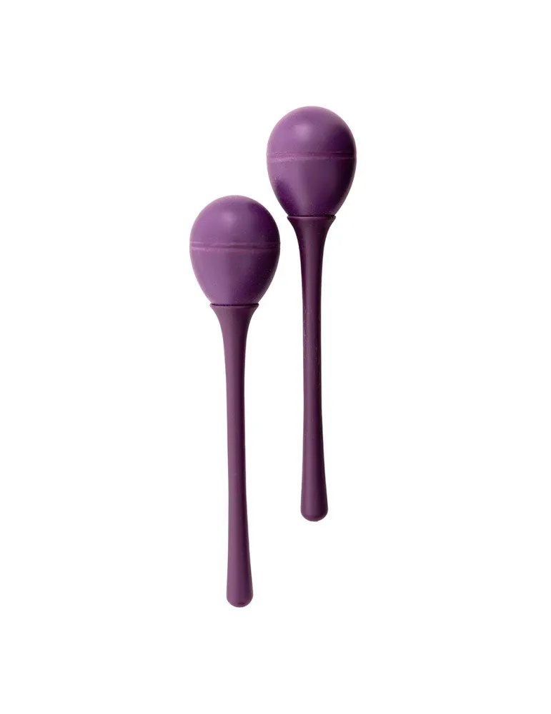  STAGG EGG-MA L/PP Maracas (Paar) Kunststoff eiförmig m. langem Griff|MusicGoodDeal 
