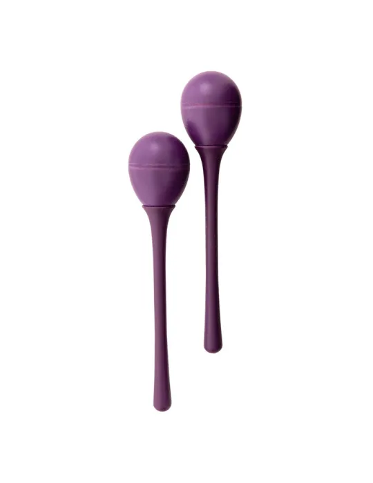  STAGG EGG-MA L/PP Maracas (Paar) Kunststoff eiförmig m. langem Griff|MusicGoodDeal 