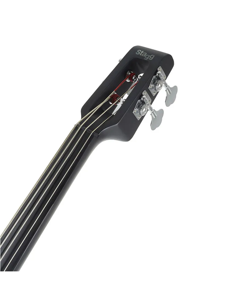  STAGG EDB-3/4 DBR 3/4 E-Kontrabass mit Gigbag Dunkelbraun|MusicGoodDeal 