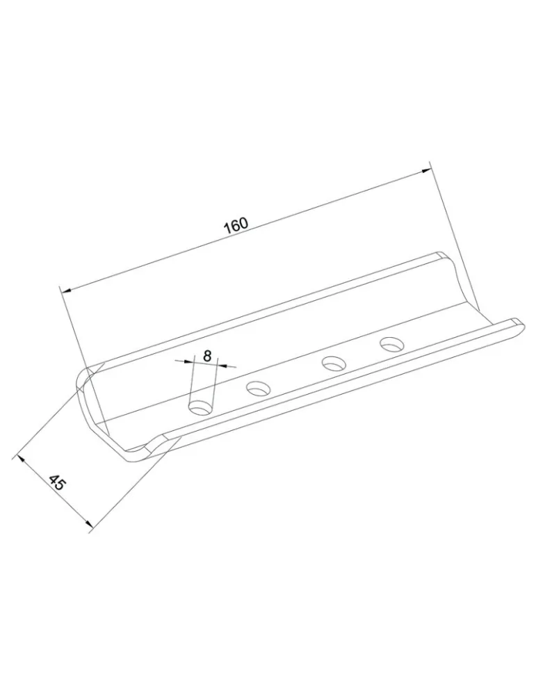 MULTIBRACKETS 4191 Jointure tube d'extension  Pro Series Internal Pole Joiner