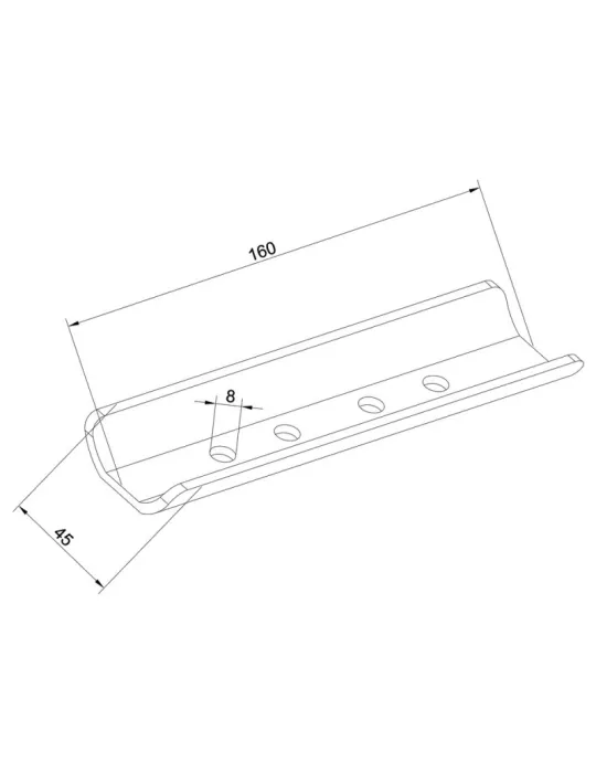 MULTIBRACKETS 4191 Jointure tube d'extension  Pro Series Internal Pole Joiner