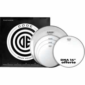 CODE DRUMHEADS FPSIGSMOF Full Pack - Smooth Fusion 10" 12" 14" 20" + 14" DNA offerte CODE DRUMHEADS - 1