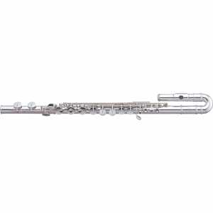 PEARL FLUTE PFA201U Silver plated nickel silver head and tube - Alto flute with curved head PFA201U