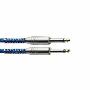 STAGG SGC3VT BL 3M/10FT VINTWEED CABLE-BLUE STAGG - 1