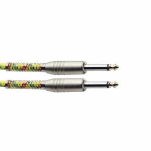 STAGG SGC3VT YL 3M CABLE INSTR.VINTWEED-JAUNE STAGG - 1