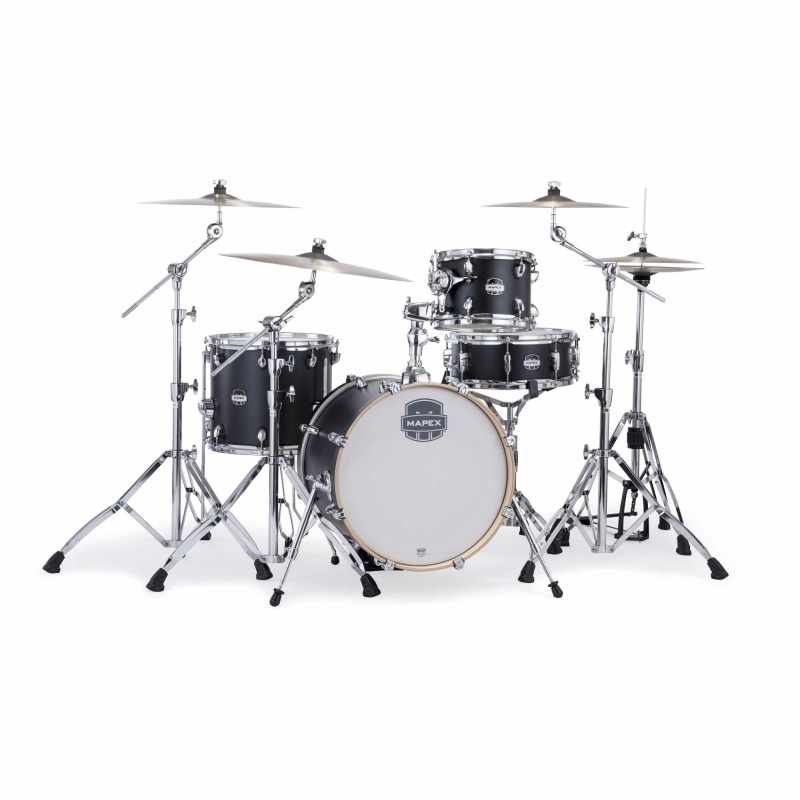 MAPEX MARS MAPLE TRAVEL KIT 4F MATTE BLA