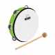 NINO TAMBOURINE ABS 10" +CYMB, VERDE