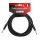 KIRLIN GUITAR CABLE 1M JACK JACK BLACK