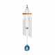 SONIC ENERGY CHIMES AGATE 29", SILVER SONIC ENERGY - 1