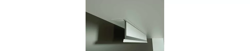 Pantalla motorizada empotrada