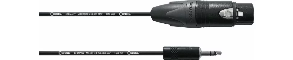 XLR F / Mini-Jack asymétrique