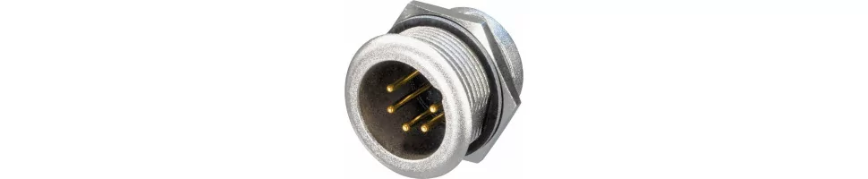 5-polige XLR-Stecker und -Buchsen